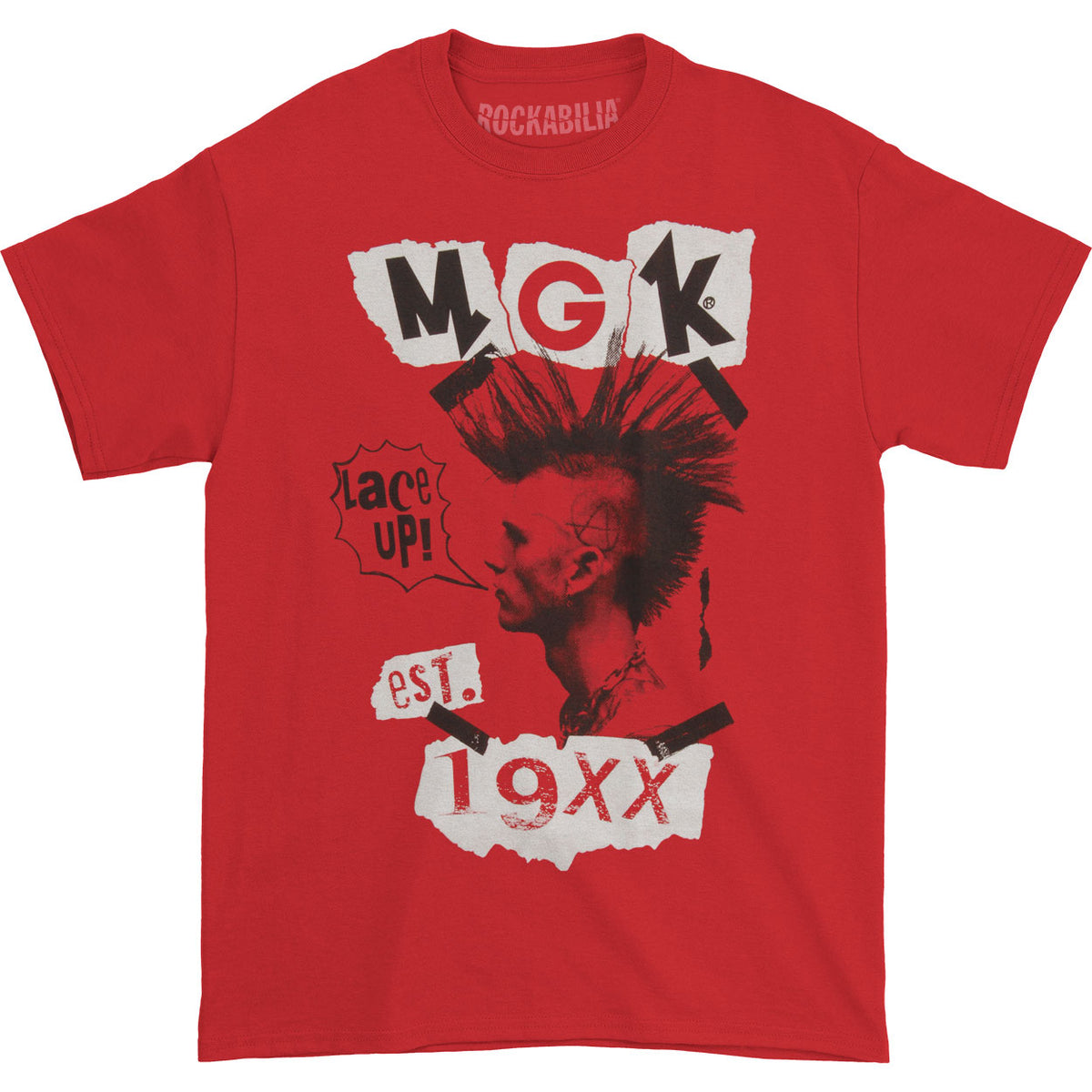 Machine Gun Kelly (Music) Head Zine T-shirt Front