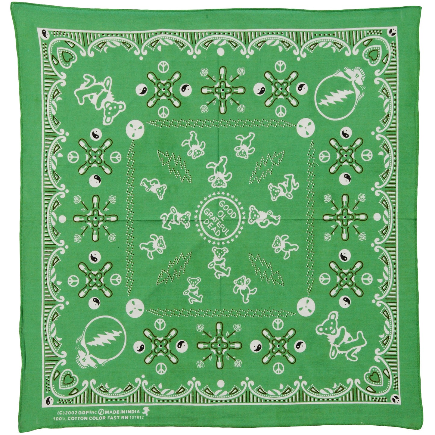 Grateful Dead Bandana Front