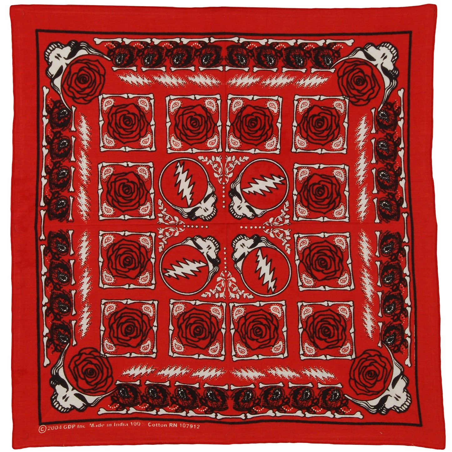 Grateful Dead Bandana Front