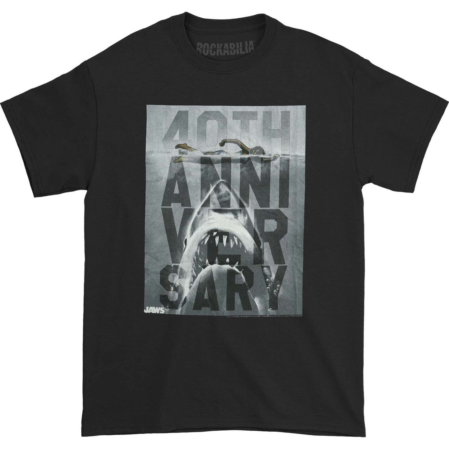 Jaws 40th T-shirt Front