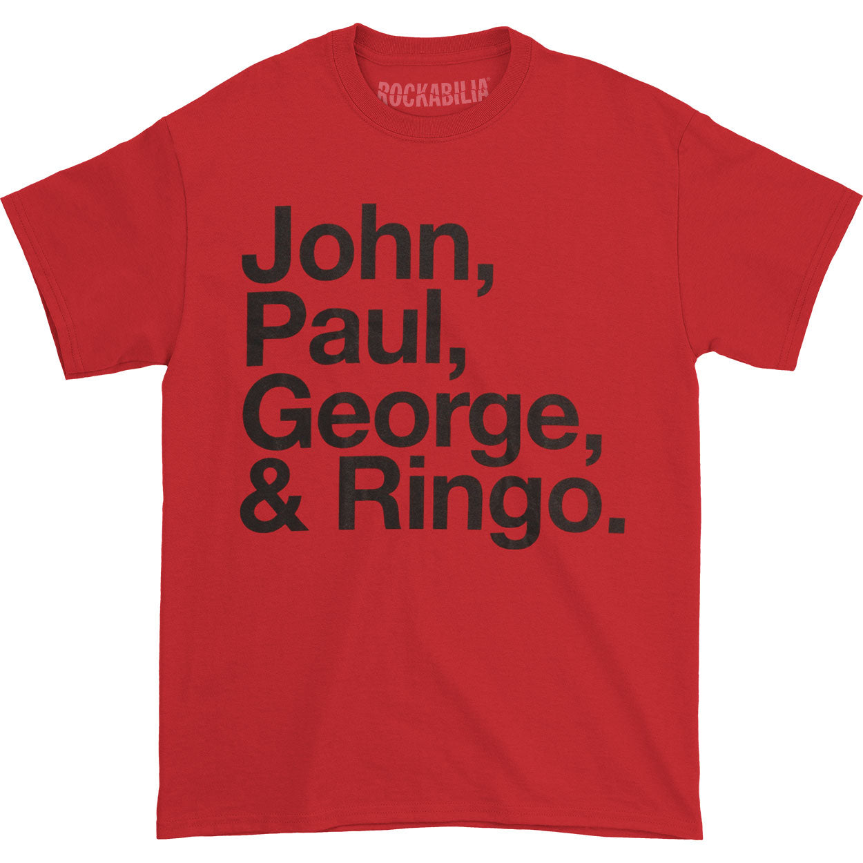 Beatles John, Paul, George & Ringo T-shirt Front