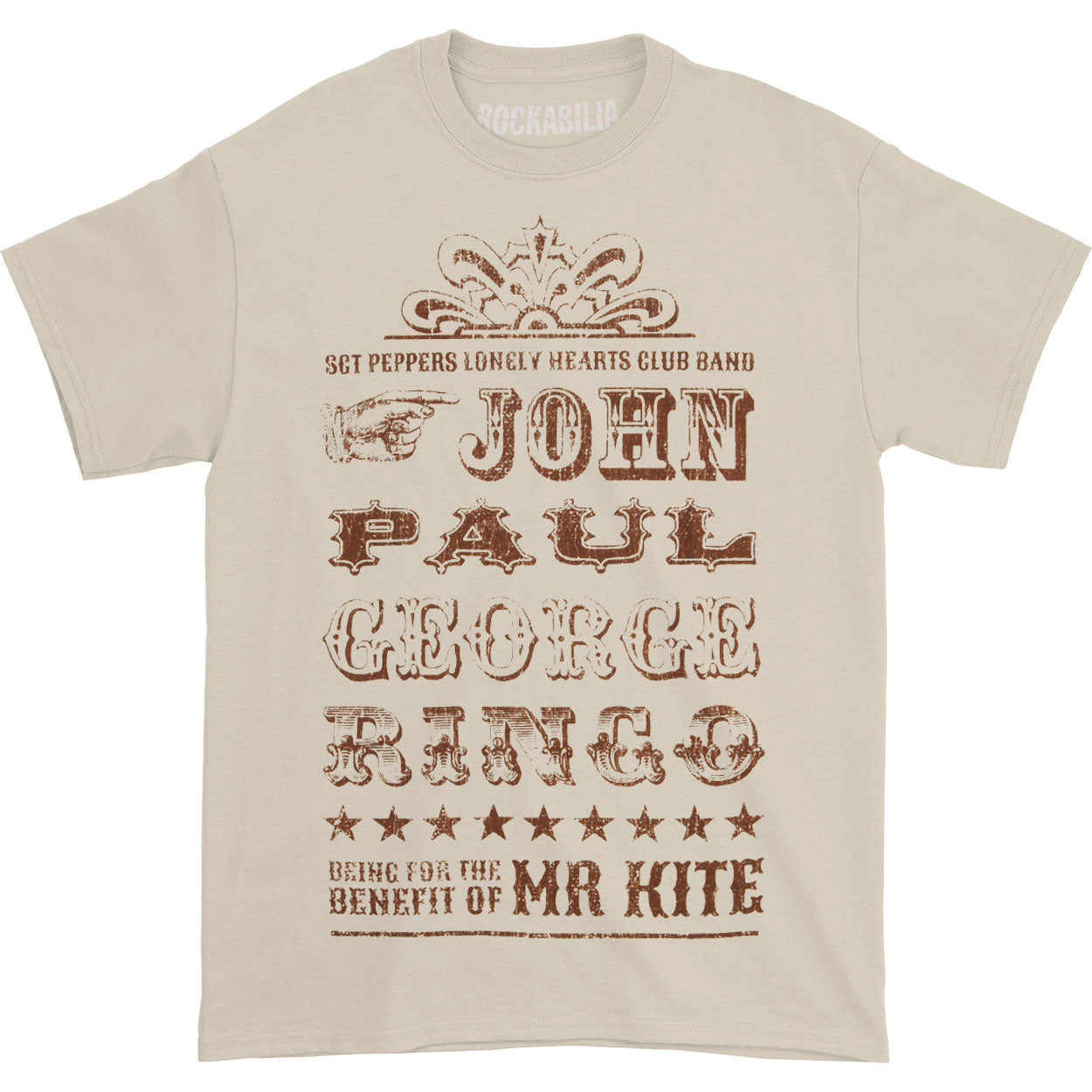 Beatles Mr Kite T-shirt Front
