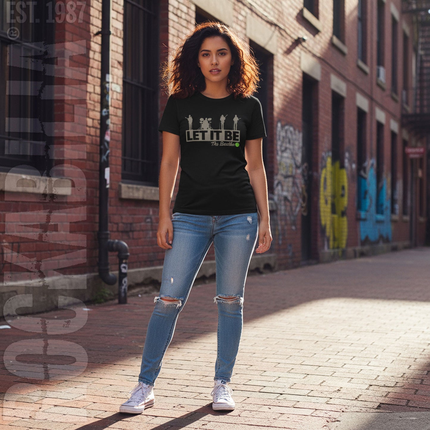 Beatles Rooftop Vintage Junior Top Alt 2