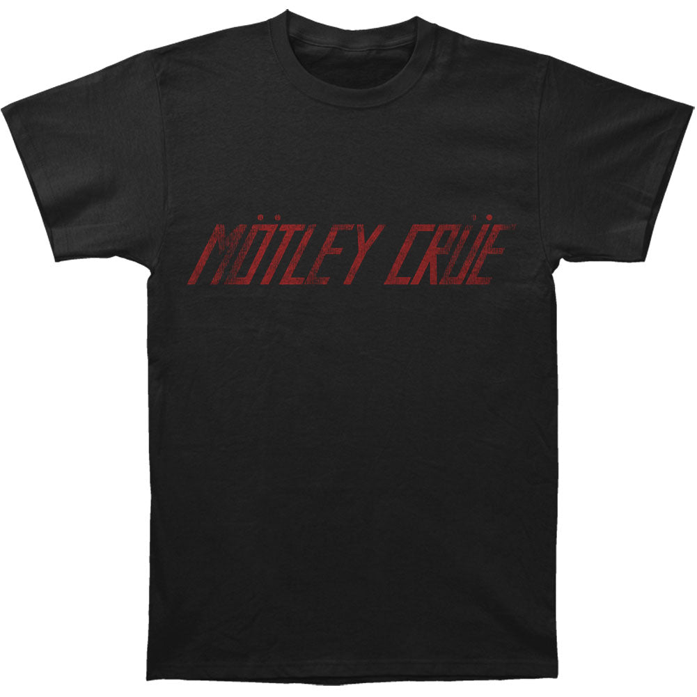 Motley Crue Distressed Logo Slim Fit T-shirt Front