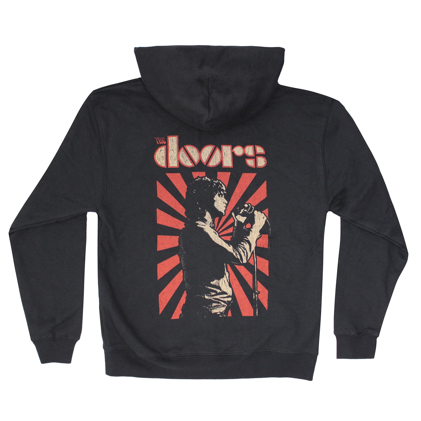 Doors Lizard King (Back Print) Zippered Hooded Sweatshirt Back