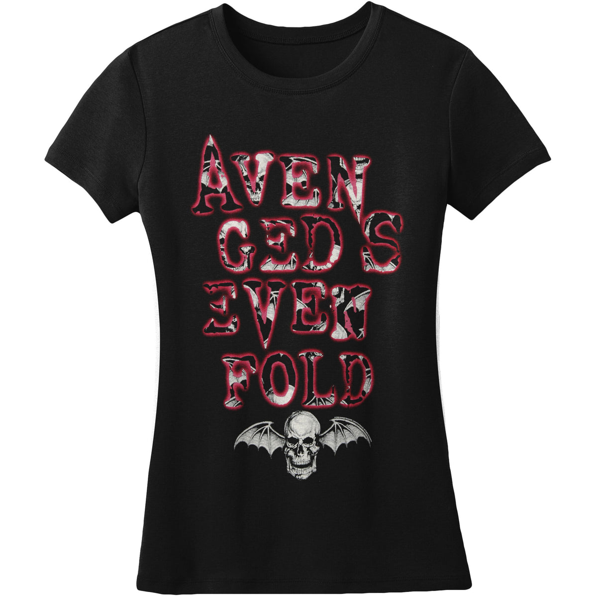 Avenged Sevenfold Stacked Soft Junior Top Front