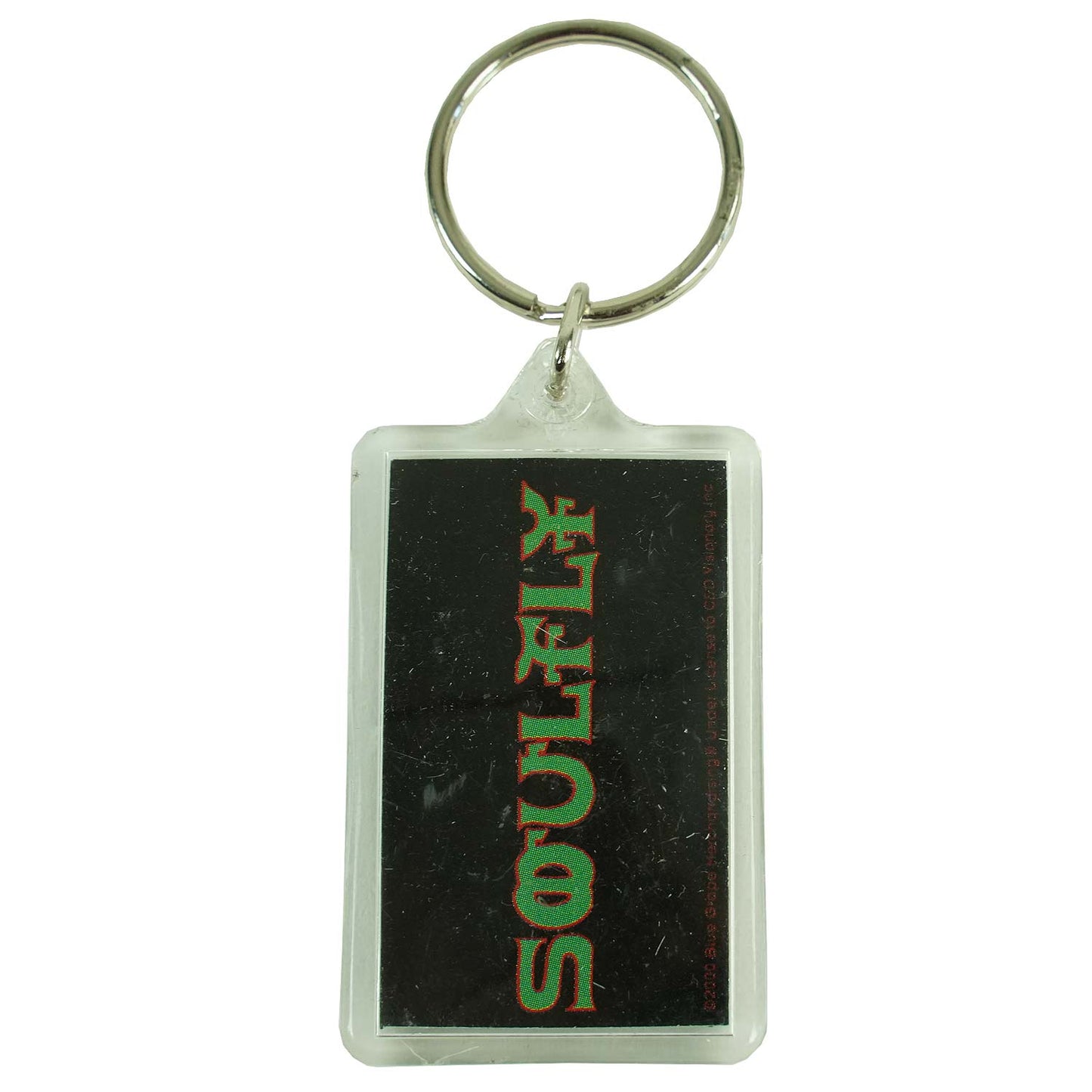 Back To The Primitive Plastic Key Chain