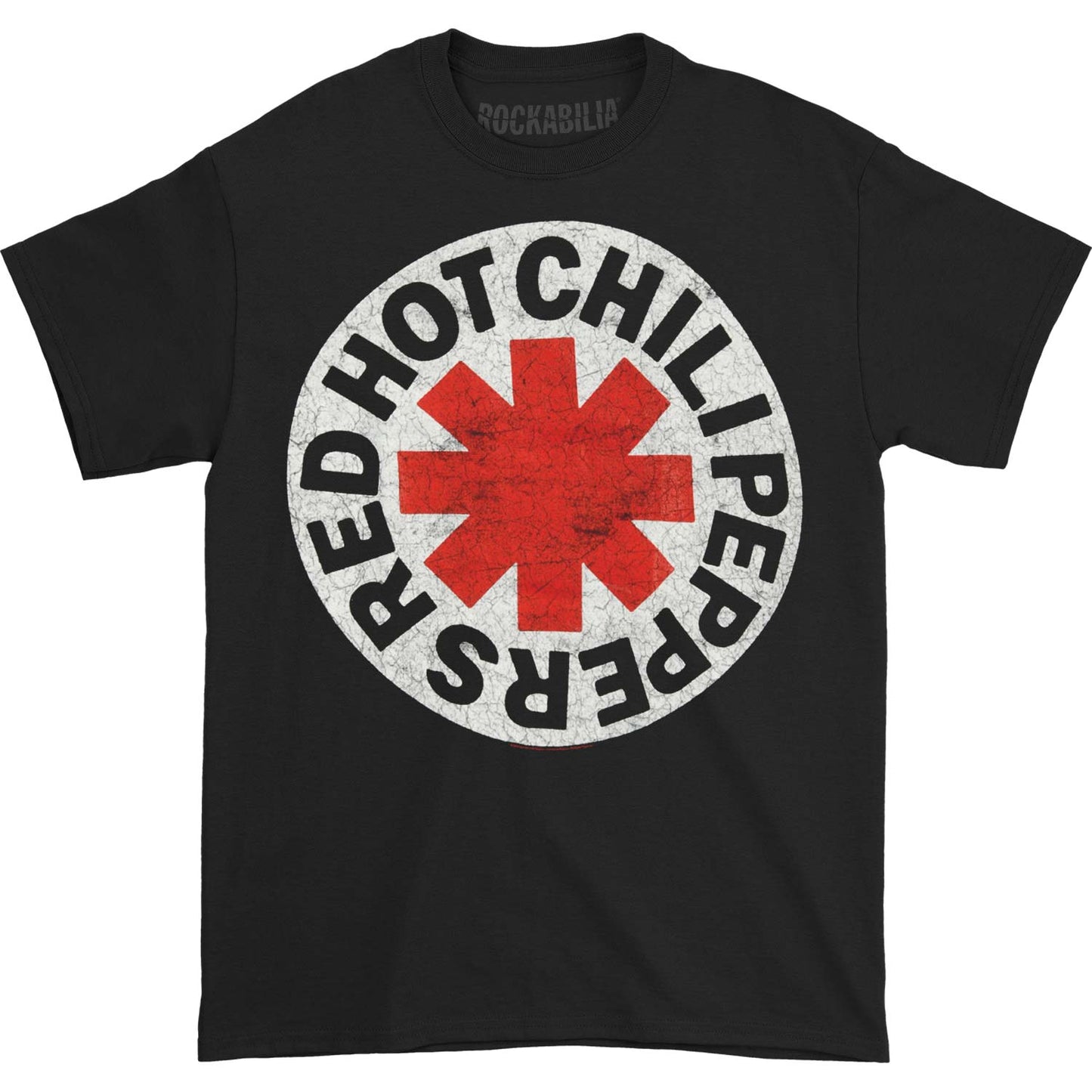 Red Hot Chili Peppers White Circle Asterisk T-shirt