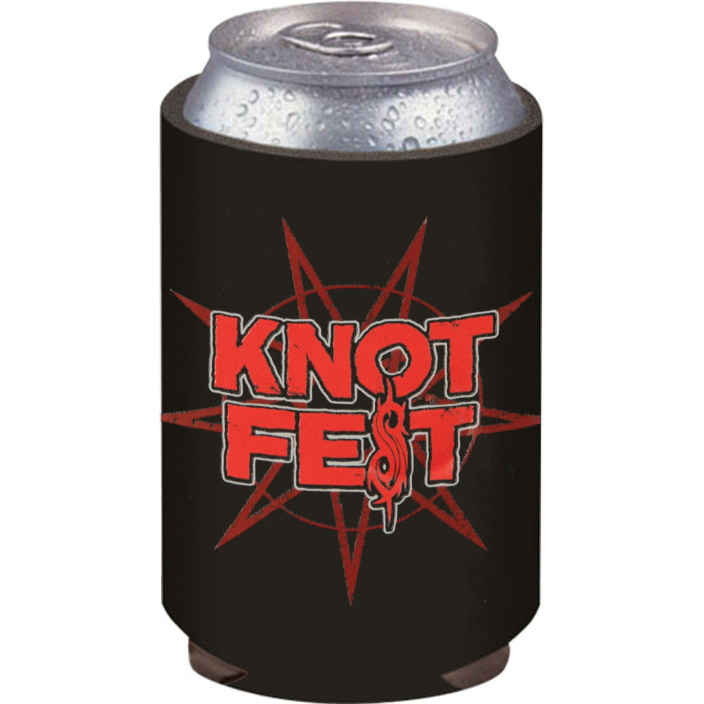 Slipknot Knotfest Red Logo Can Cooler Front
