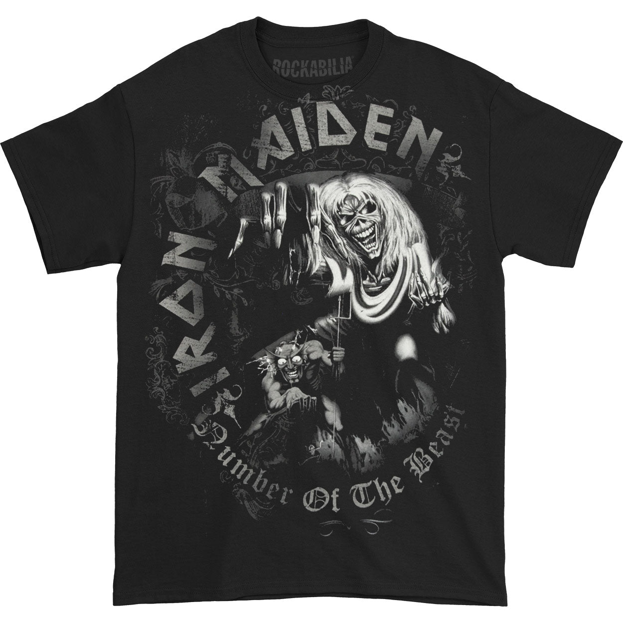 Iron Maiden NOTB Grey Tone T-shirt Front