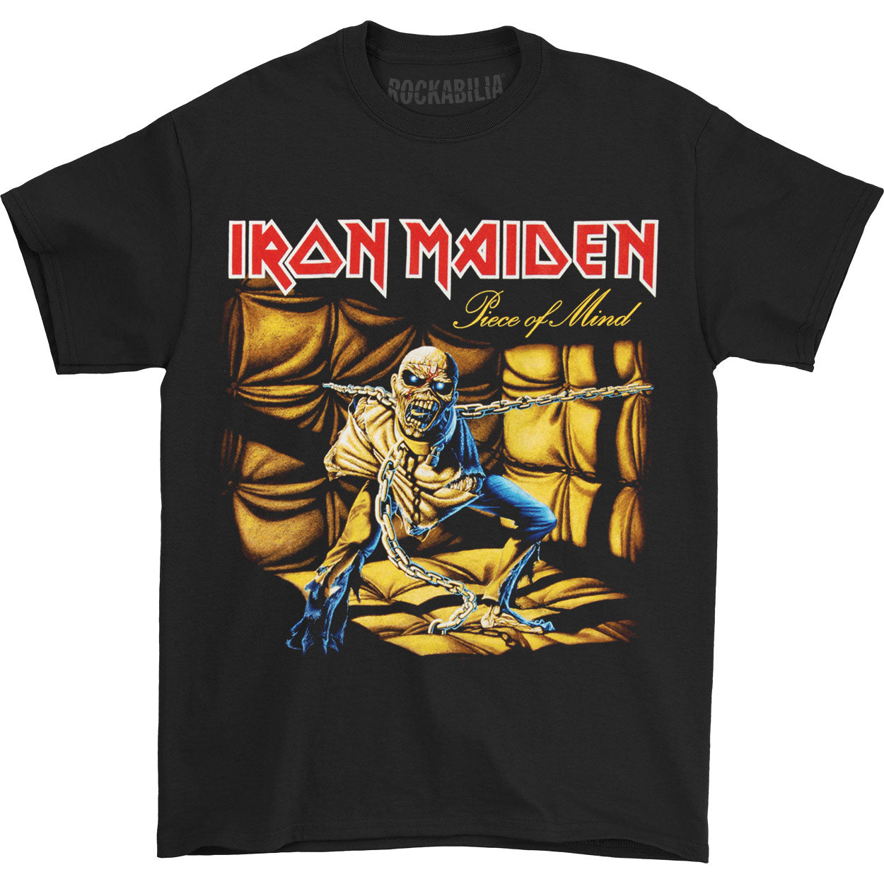 Iron Maiden Piece Of Mind T-shirt Front
