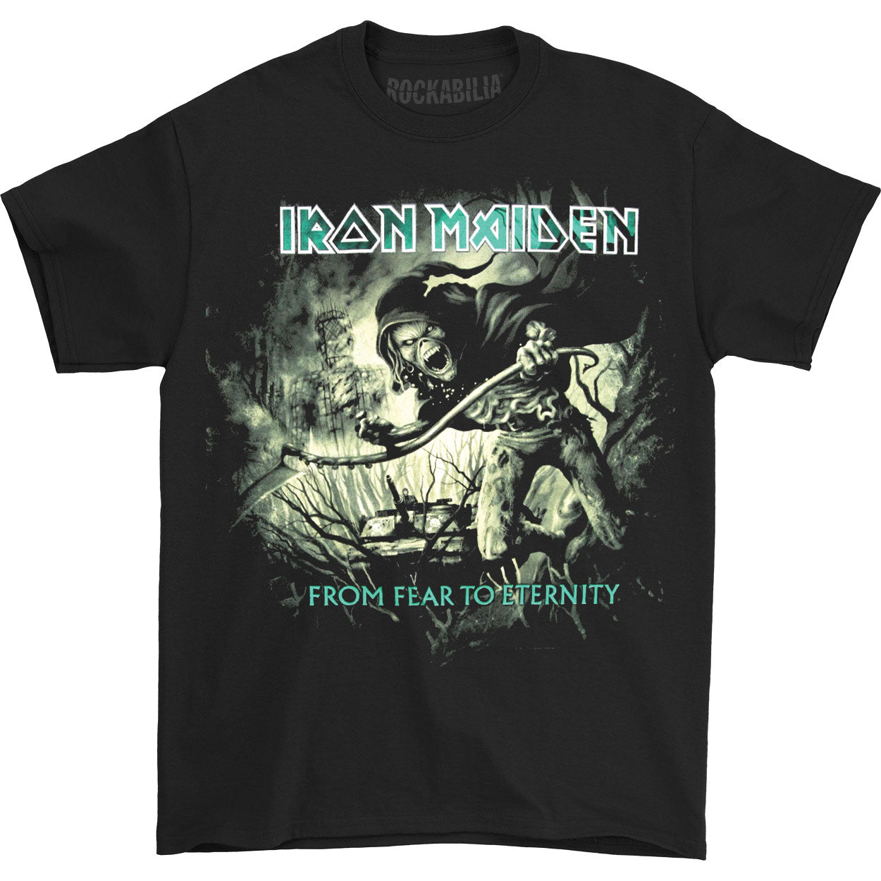 Iron Maiden CM EXL From Fear To Eternity Distressed T-shirt Front