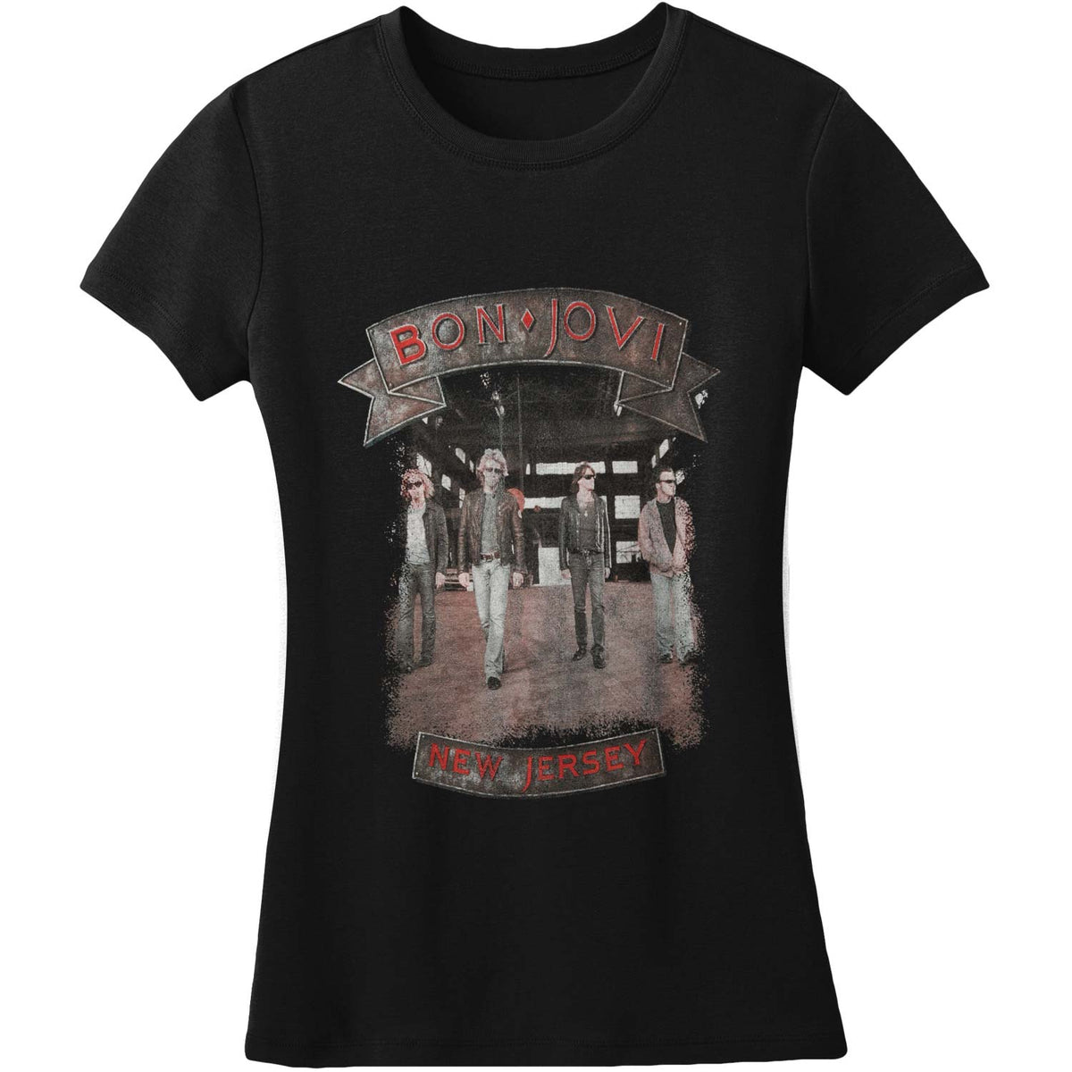 Bon Jovi New Jersey Soft Junior Top Front