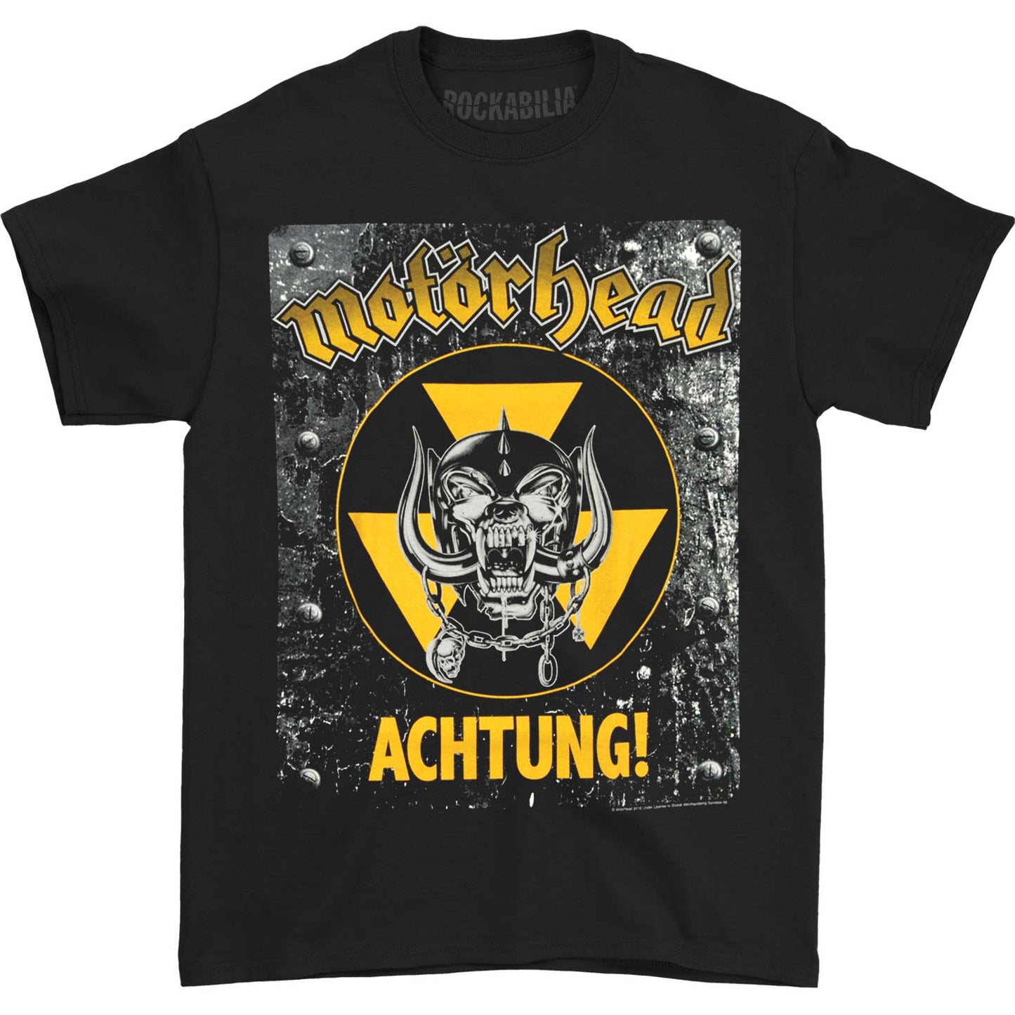 Motorhead Achtung! T-shirt Front