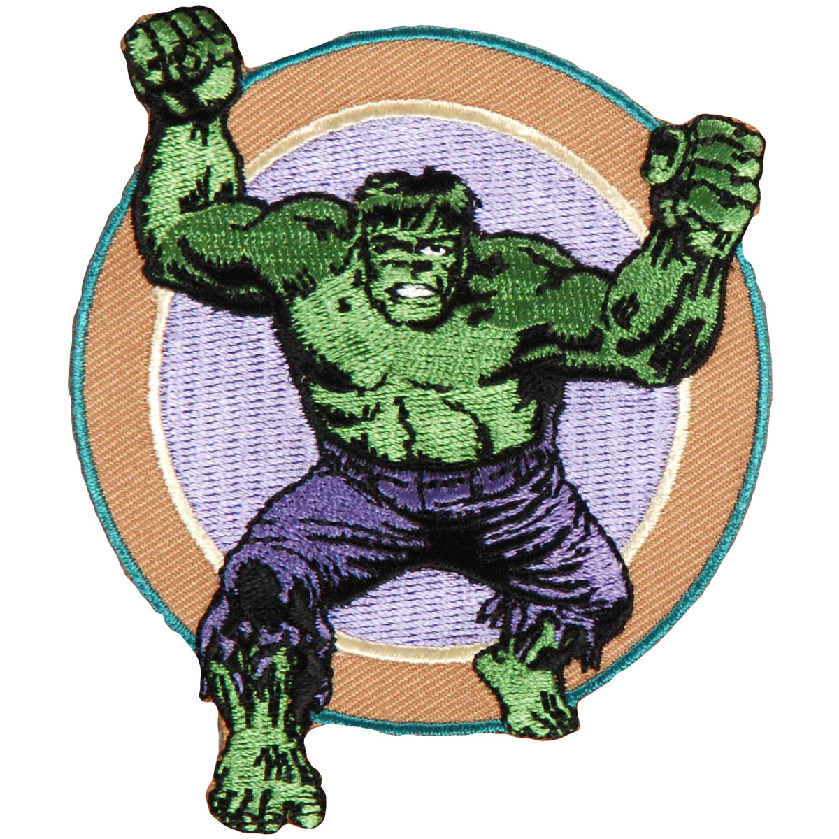 Incredible Hulk Running Embroidered Patch Front