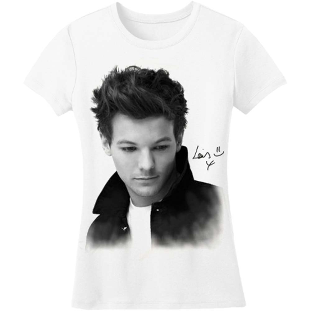 One Direction Louis Solo B & W Junior Top Front