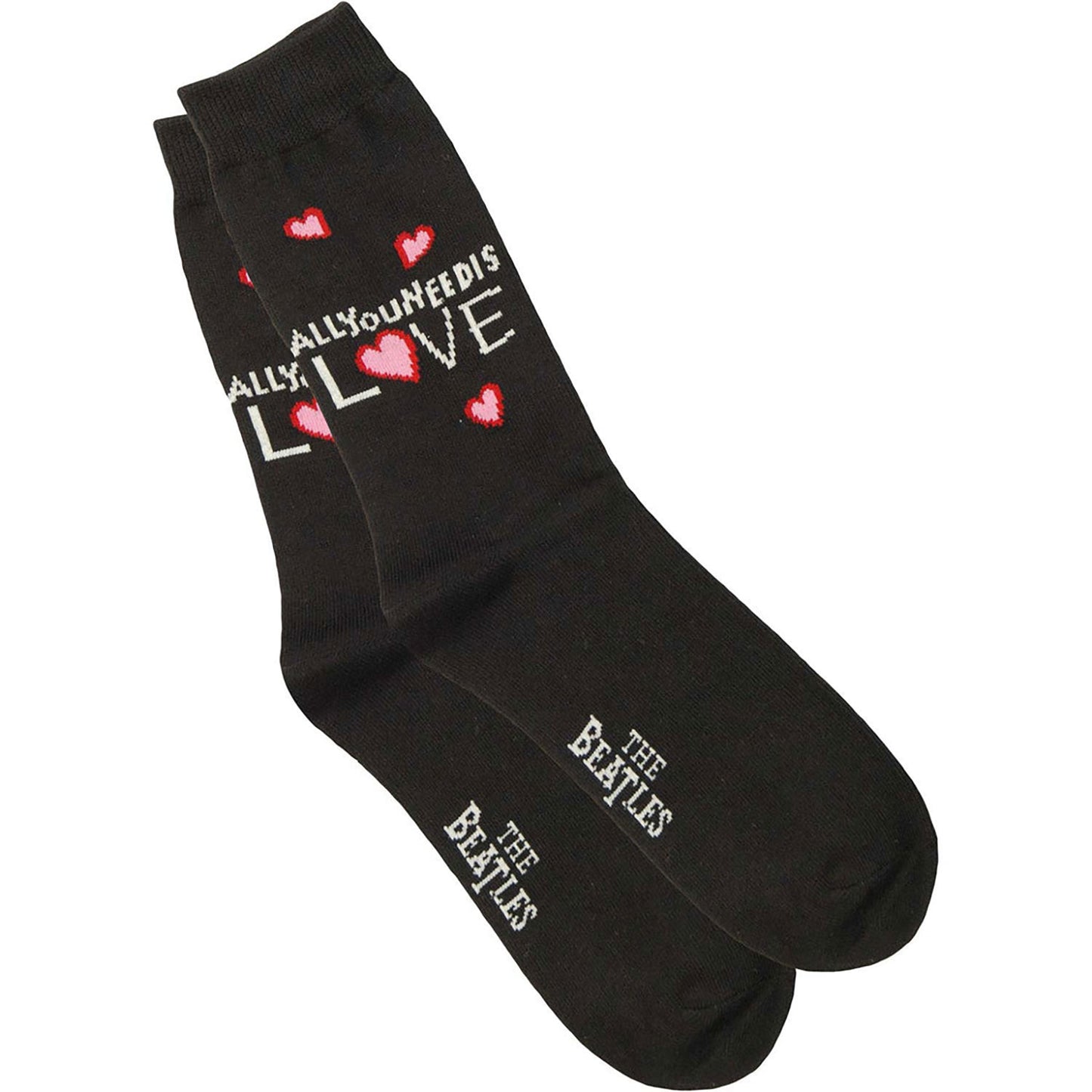 Beatles All You Need is Love (Black) Socks Front