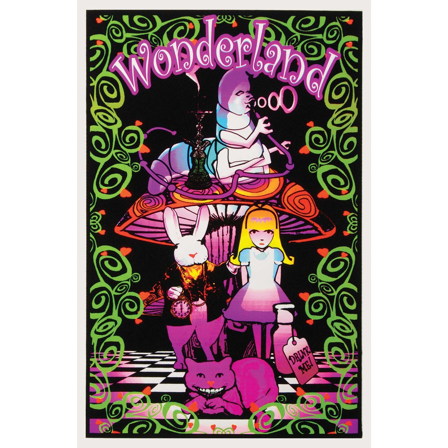 Alice In Wonderland Wonderland II Blacklight