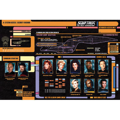 Star Trek Cast Domestic Poster