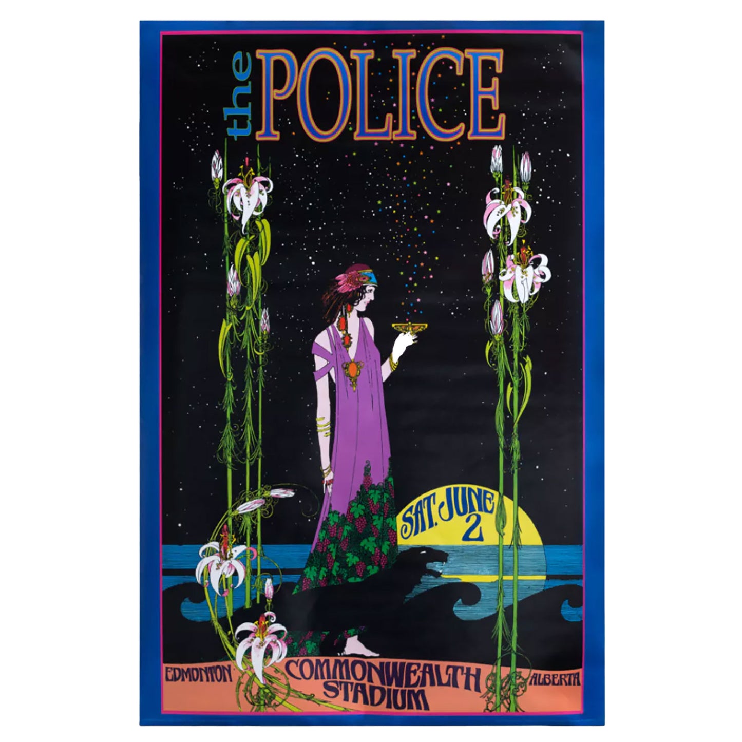 Police Bob Masse Concert Promo Poster