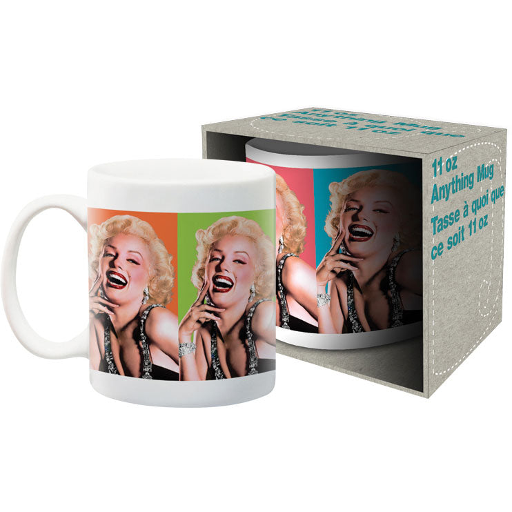 Marilyn Monroe Colors Coffee Mug Front