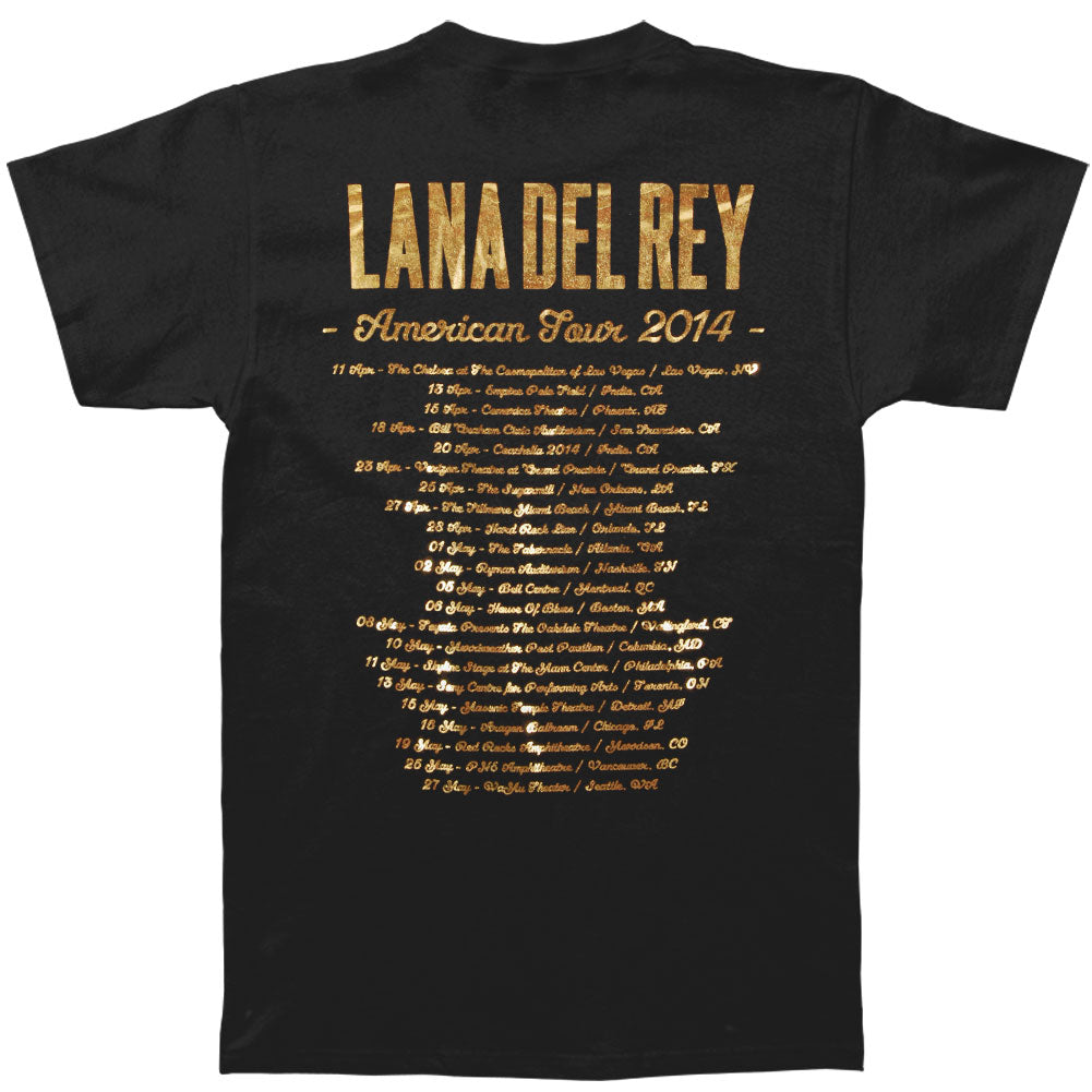 Lana Del Rey Snake 2014 Tour Slim Fit T-shirt Back