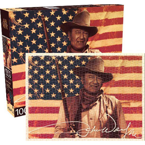 John Wayne Flag Puzzle