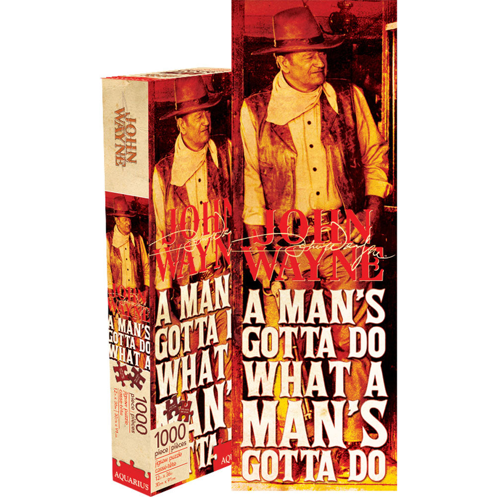 John Wayne Quote Puzzle Front