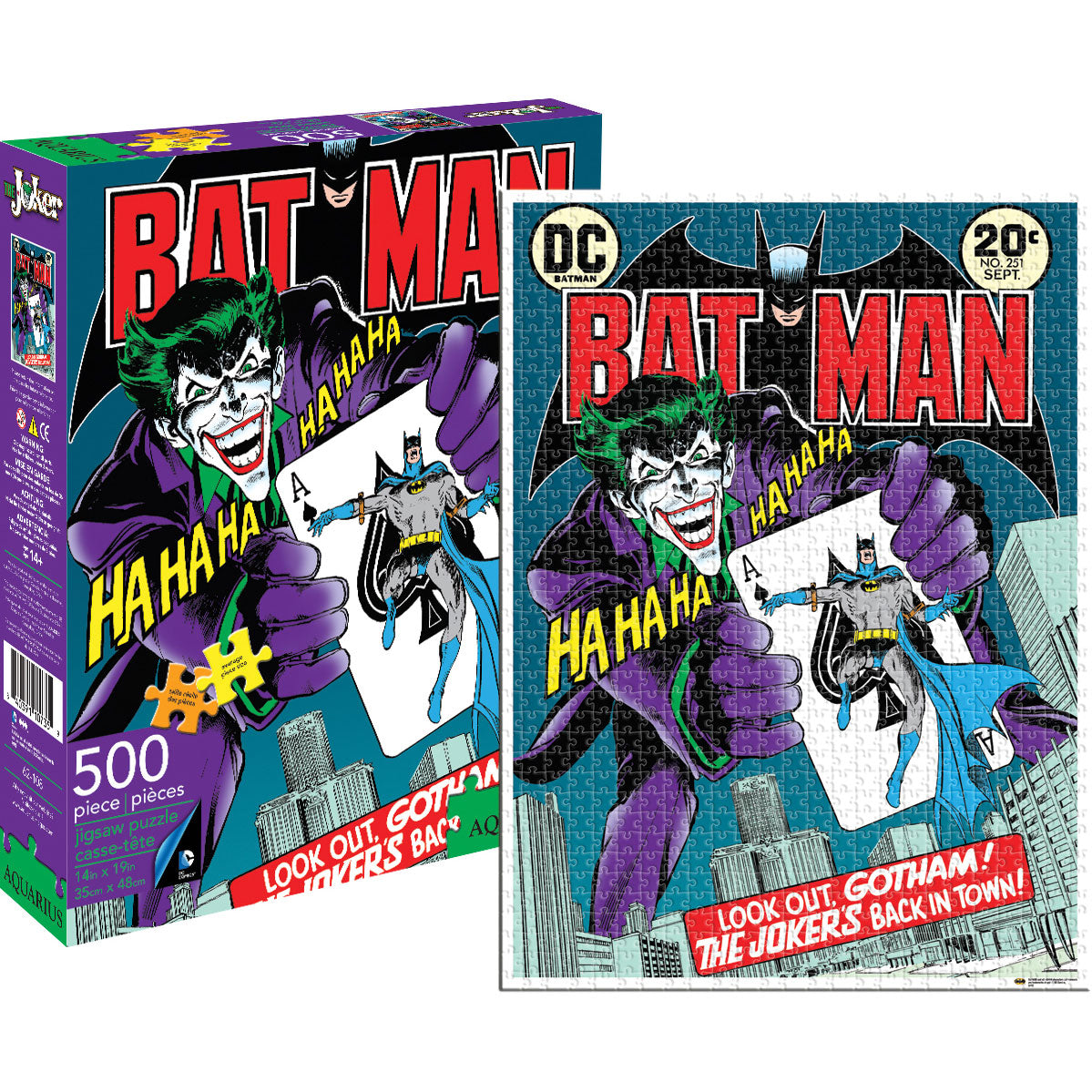 Batman The Joker Cover Puzzle