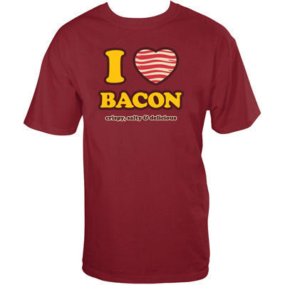 Humor Heart Bacon T-shirt