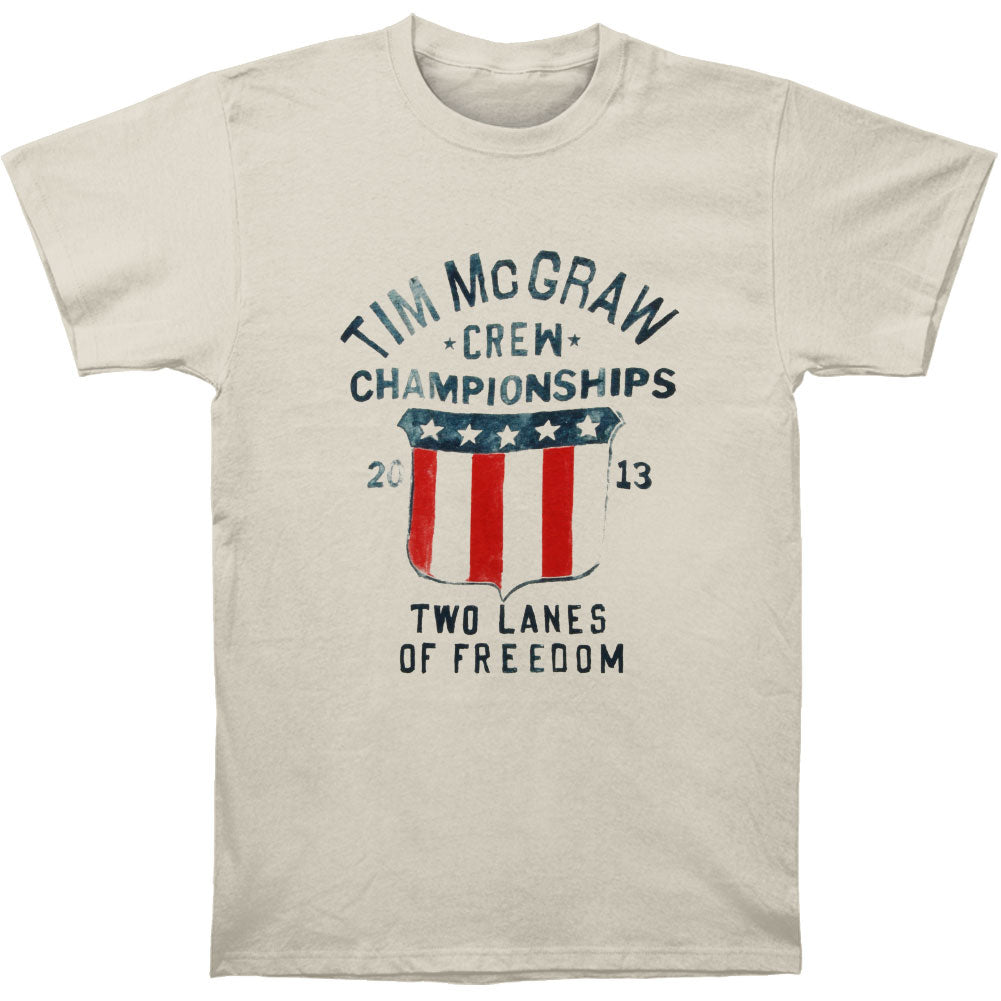 Tim Mcgraw Racing 2013 Tour Slim Fit T-shirt Front