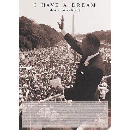 Martin Luther King I Have A Domestic Poster