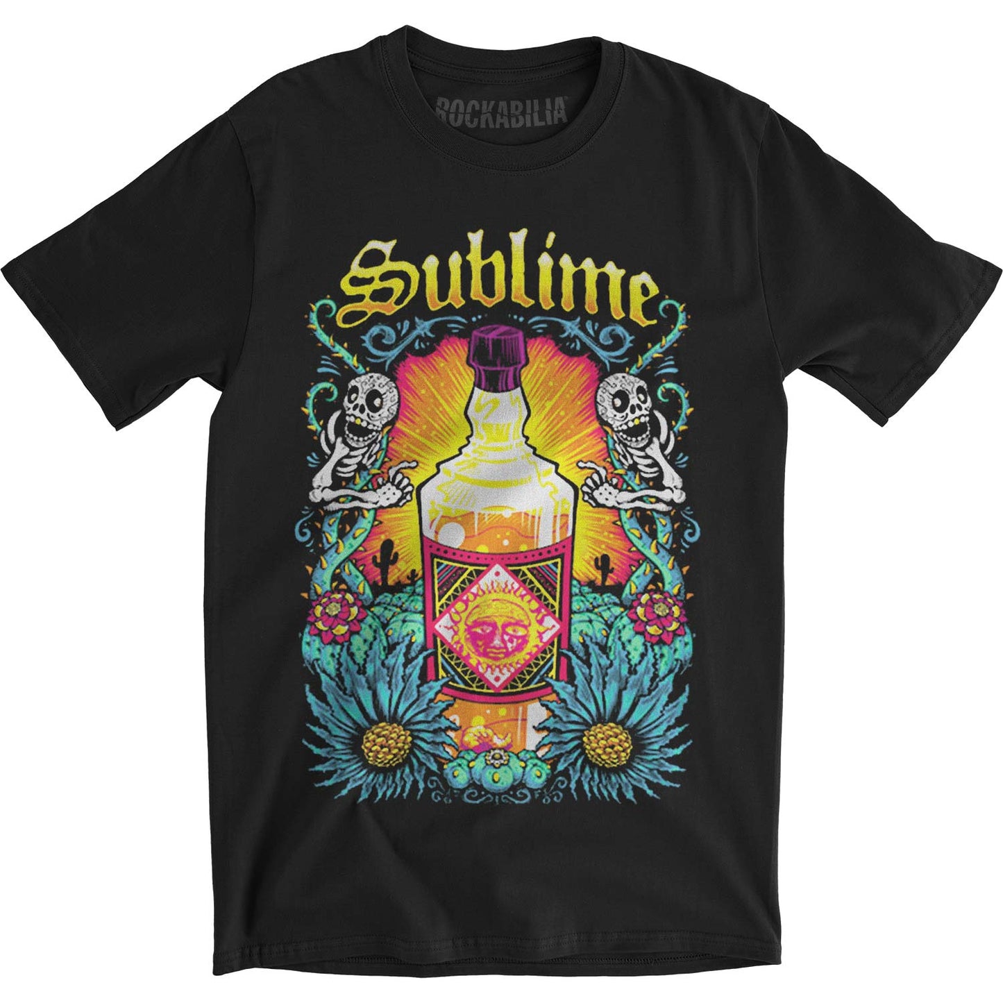 Sublime Sun Bottle Slim Fit T-shirt Front