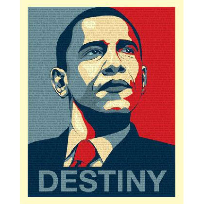 Obama Destiny Speech Domestic Poster