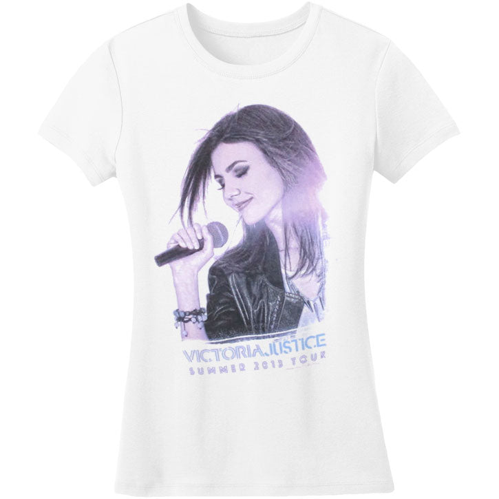 Victoria Justice Mic Soft Junior Top Front