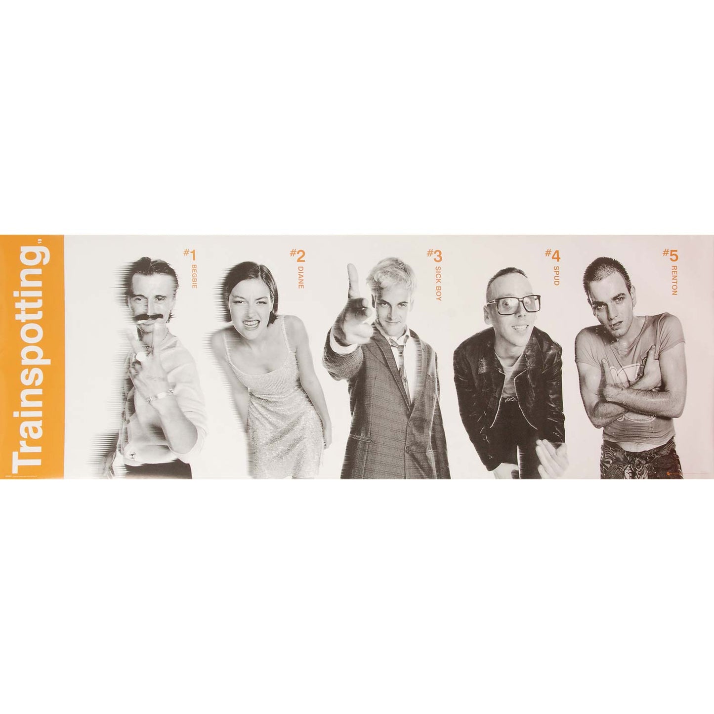 Trainspotting One Page Door Poster