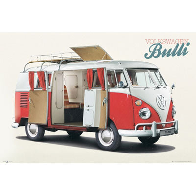 Volkswagen Camper Bulli Domestic Poster