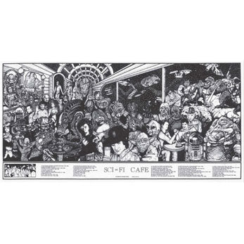 Howard Teman Sci-Fi Cafe Domestic Poster