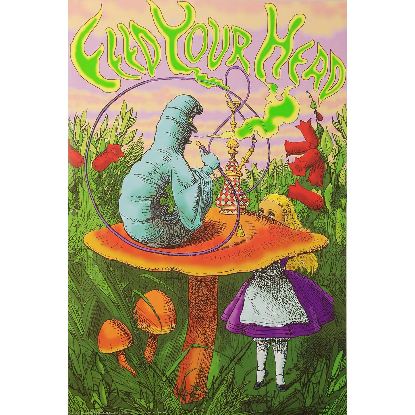 Alice In Wonderland Caterpillar Hookah Blacklight