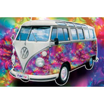 Volkswagen Camper Love Domestic Poster