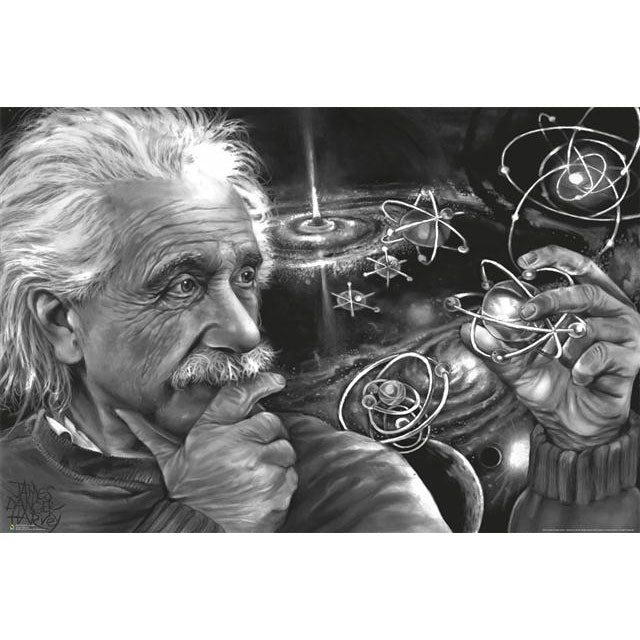 Albert Einstein Einstein Quazar Domestic Poster