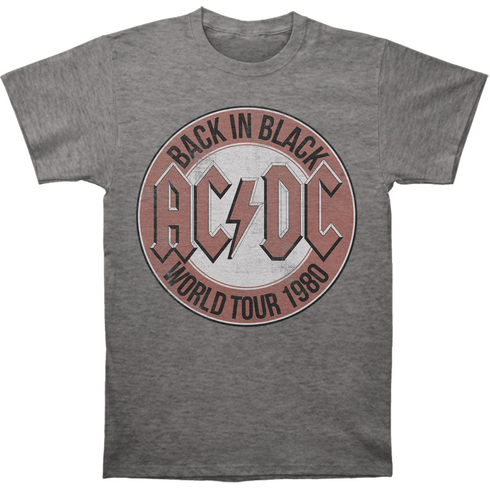 AC/DC World Tour 1980 Slim Fit T-shirt Front