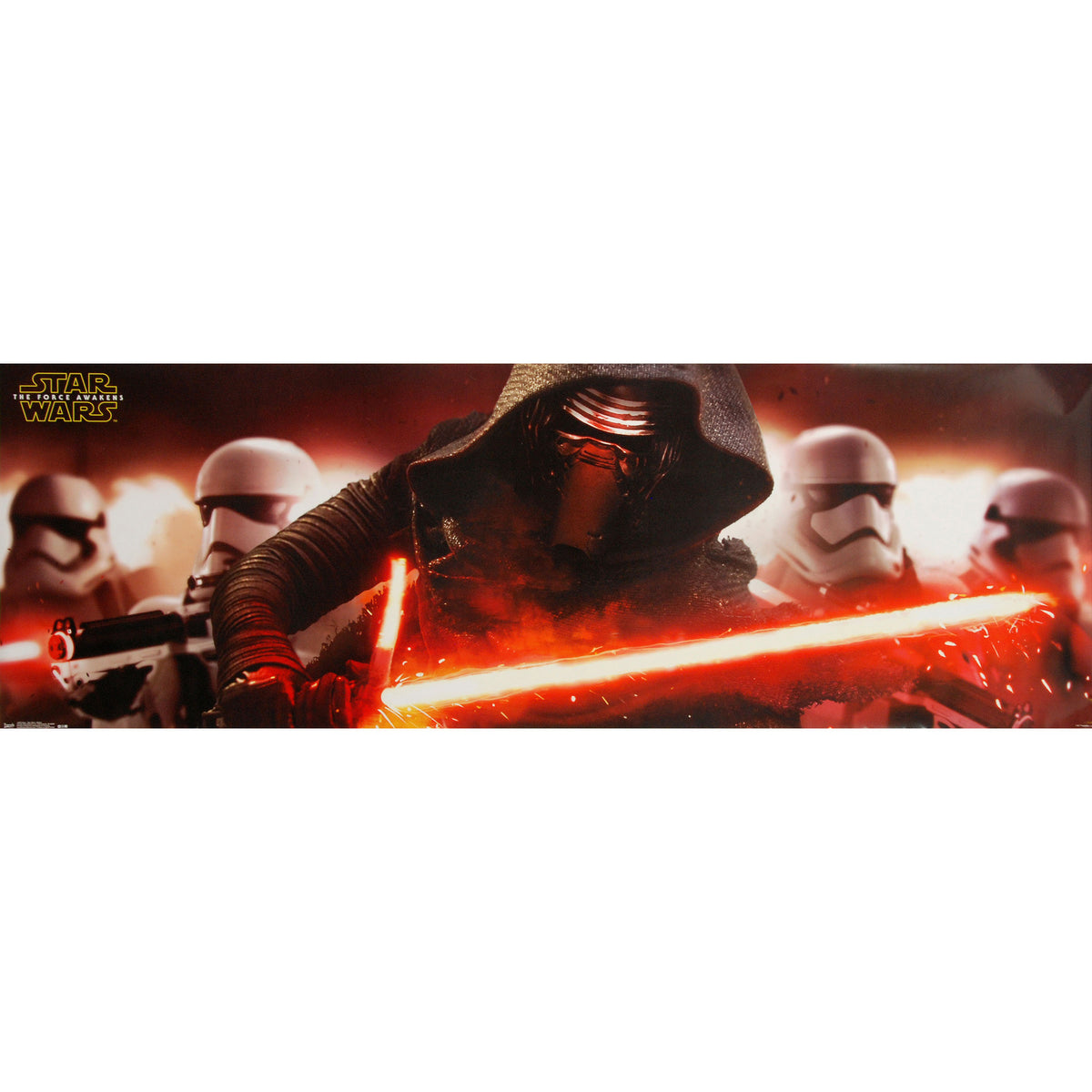 Star Wars Attack Door Poster Front