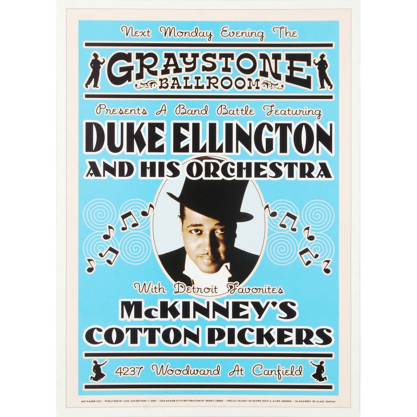 Duke Ellington Jazz Swing Import Poster Front