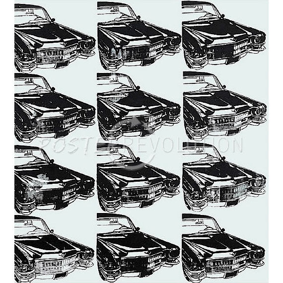 Andy Warhol Twelve Cars Domestic Poster