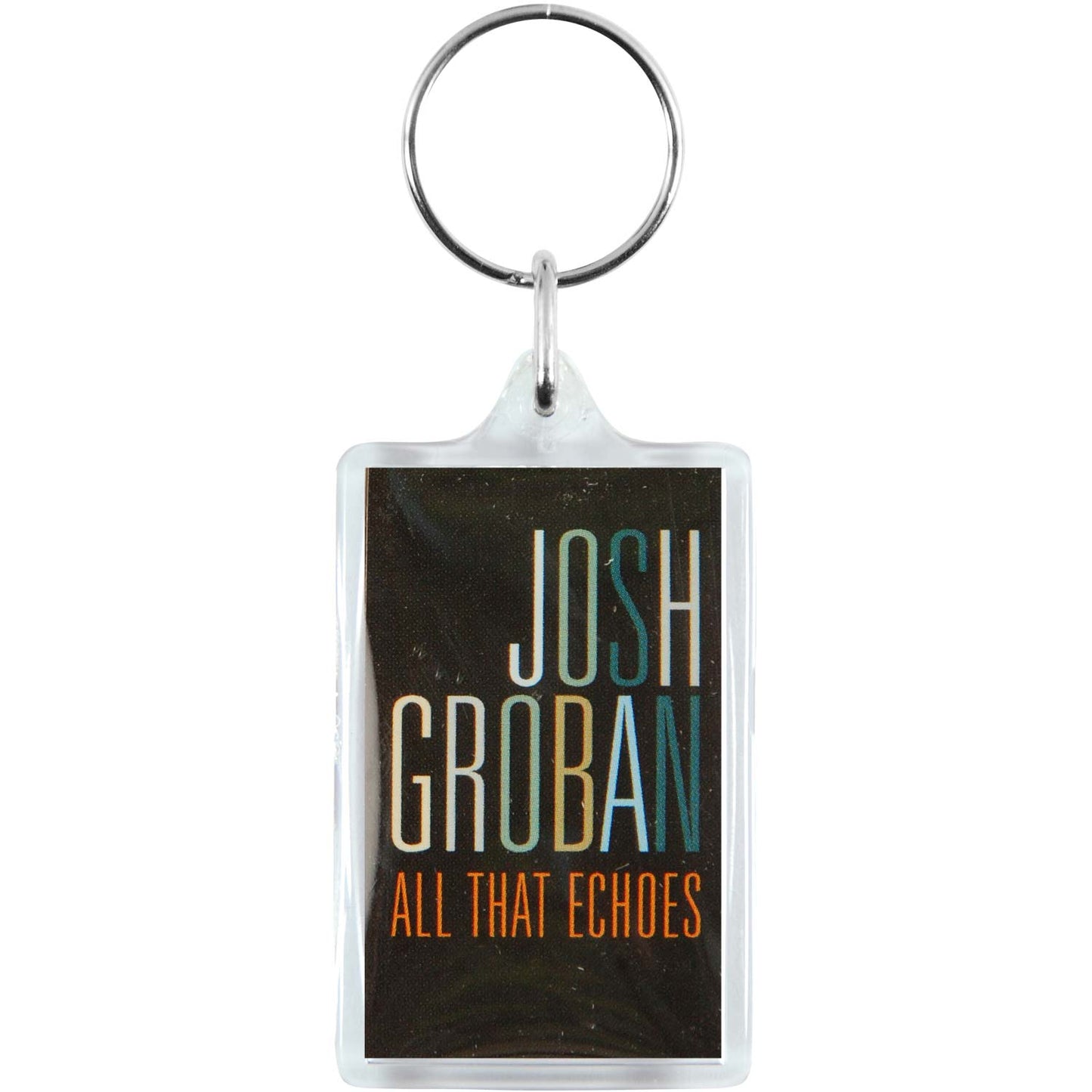 Josh Groban All That Echoes Plastic Key Chain Back