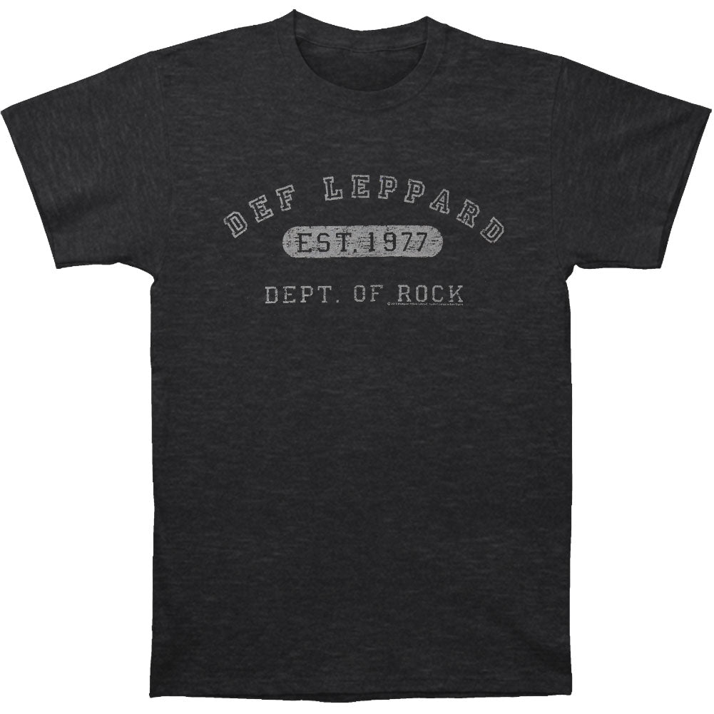 Def Leppard Dept. Of Rock Slim Fit T-shirt Front