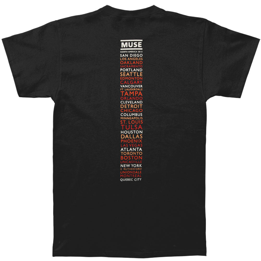 Muse The 2nd Law Tour Slim Fit T-shirt Back