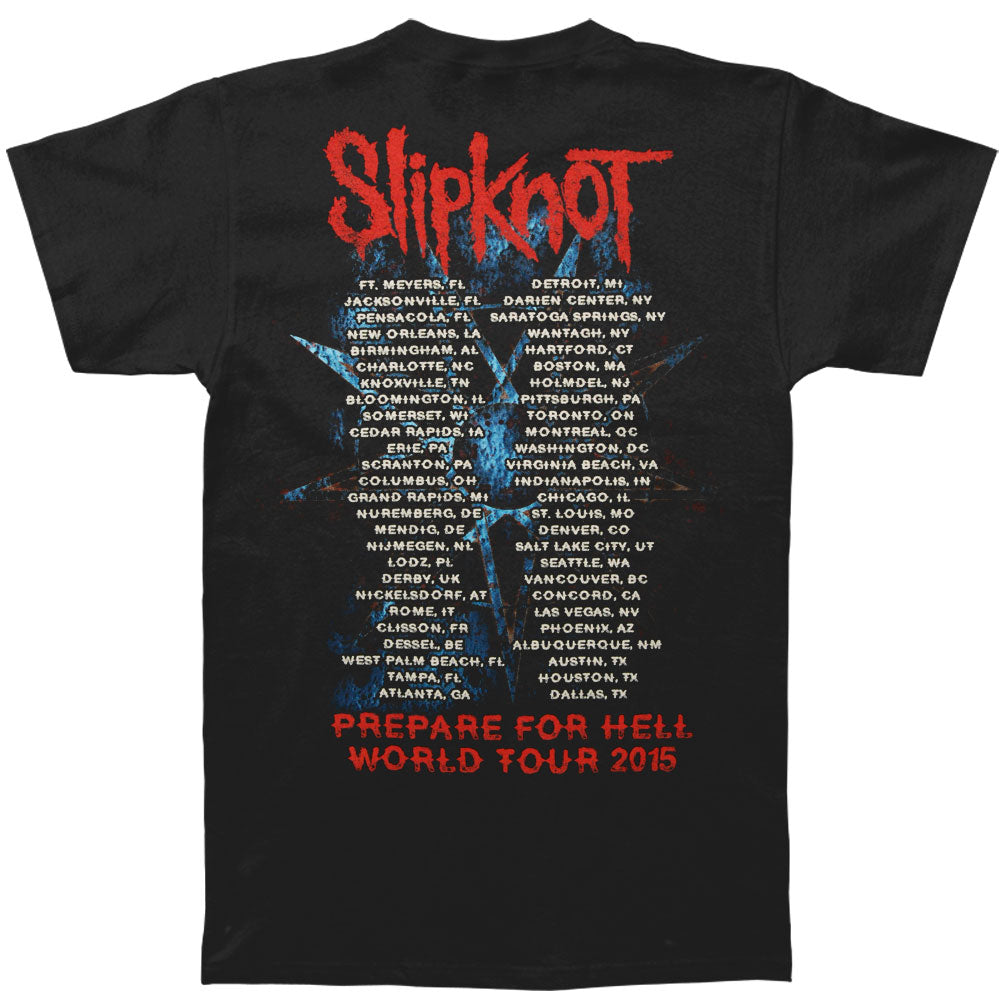 Slipknot Oxidized 2015 Tour T-shirt Back