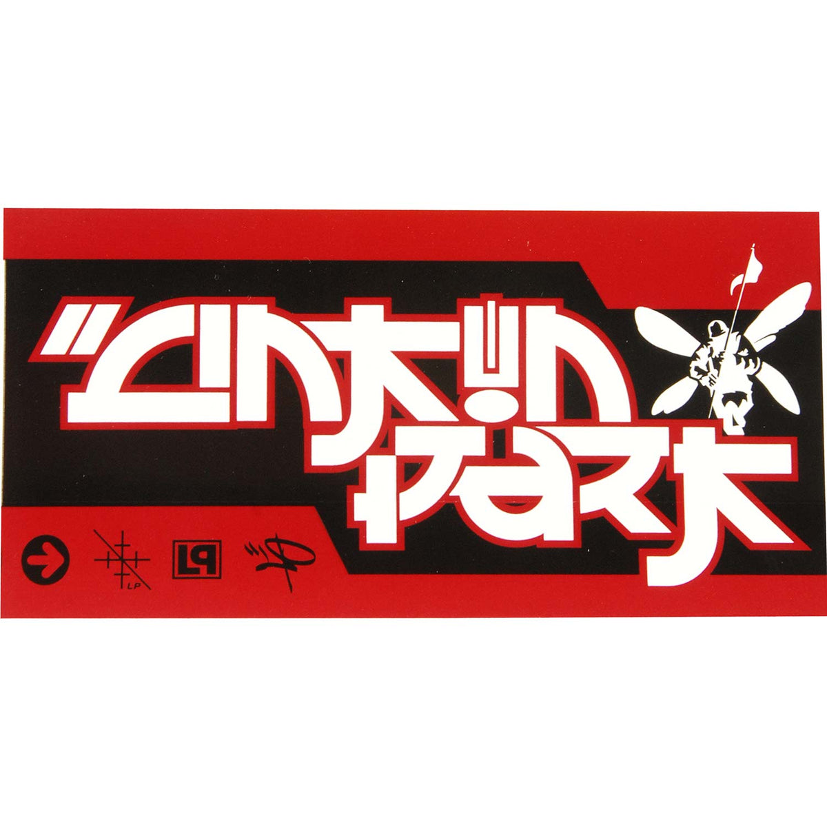 Linkin Park Asian Logo (6" x 3") Sticker Front